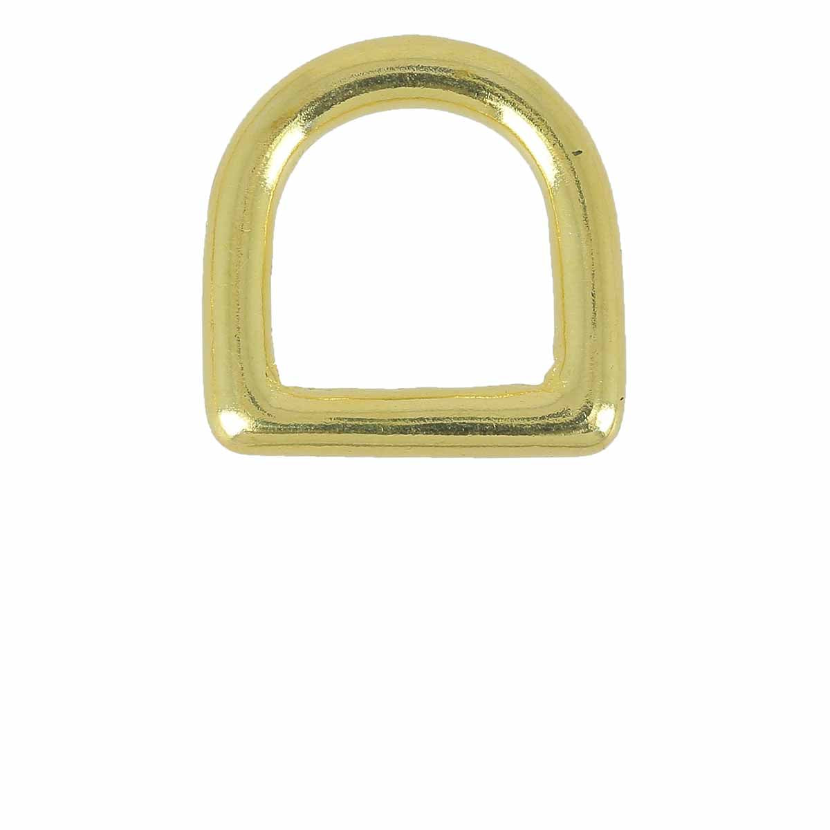 anneau en d, anneaux demi-ronds, boucle,laiton argent, lot de 10 - taille  35 mm - Un grand marché