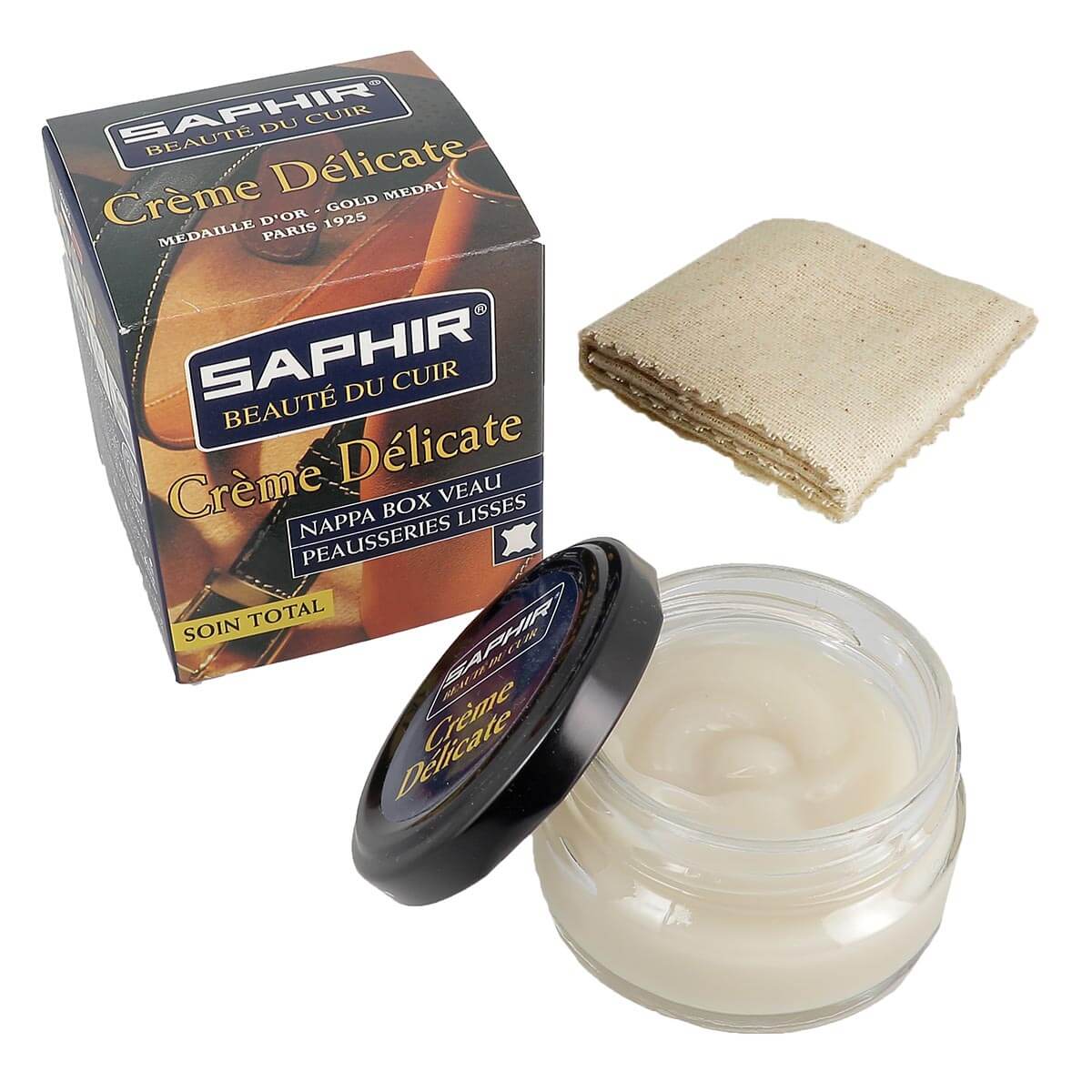 Saphir Crème Délicate (Avec Chamoisine) 50Ml – NG Sàrl - The Leather Colony
