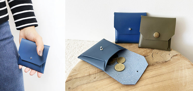 DIY porte-monnaie mini-pochette en cuir