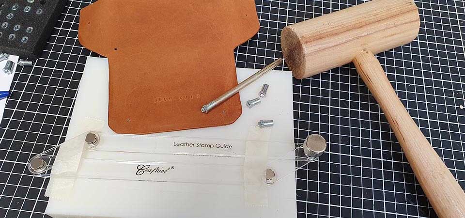 DIY kleine Ledertasche