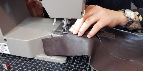 DIY Kulturbeutel aus Leder