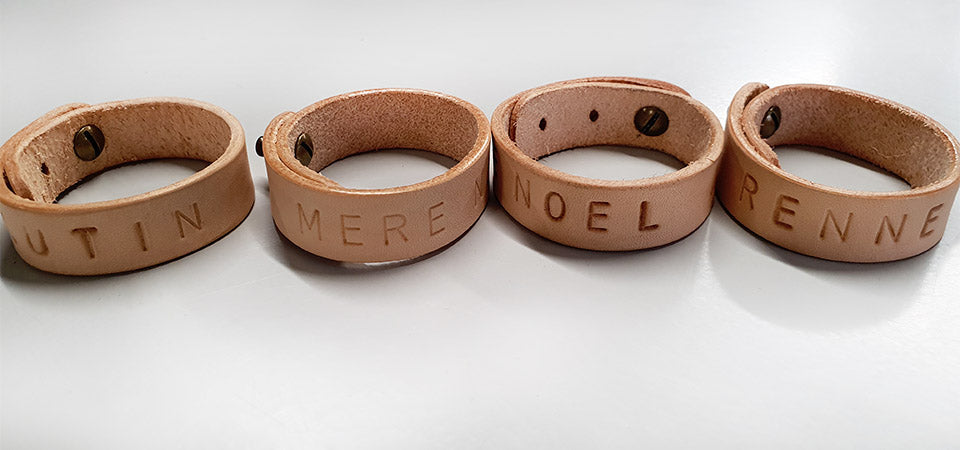 DIY Serviettenring aus Leder