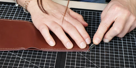 tuto portefeuille en cuir