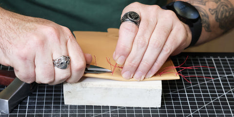 coudre un étui en cuir