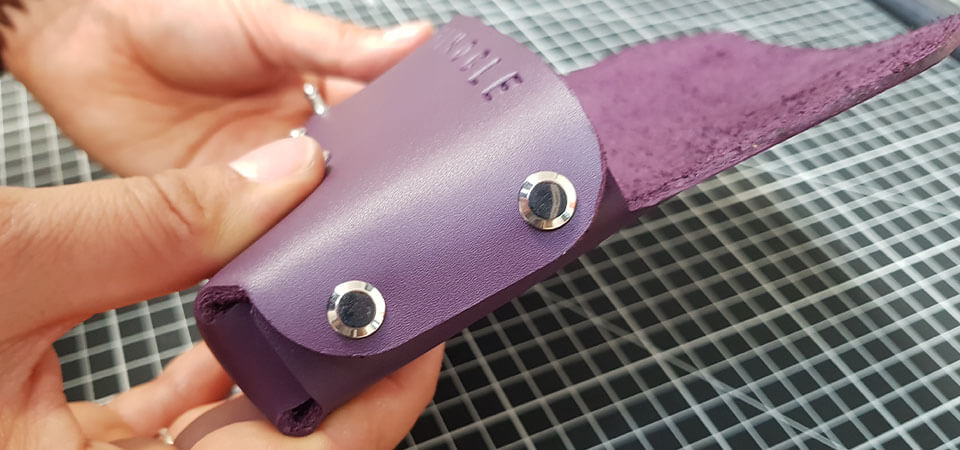 DIY étui lunette cuir