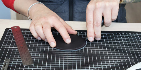 DIY sous verres en cuir