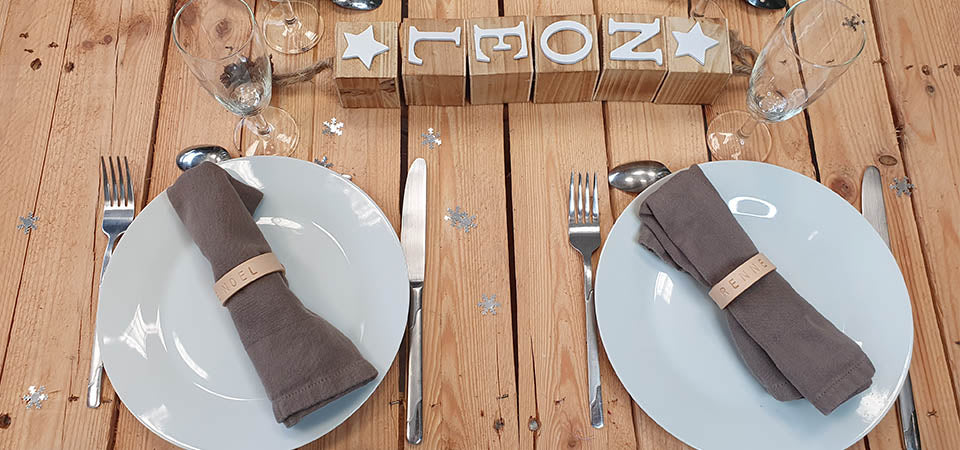 DIY Serviettenring aus Leder