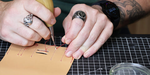 coudre un étui en cuir