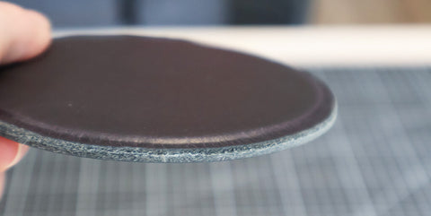 DIY sous verres en cuir