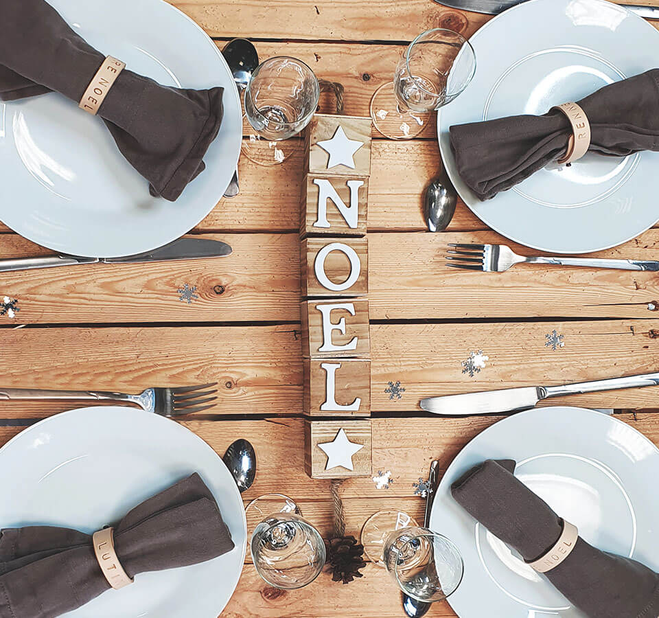 DIY Serviettenring aus Leder