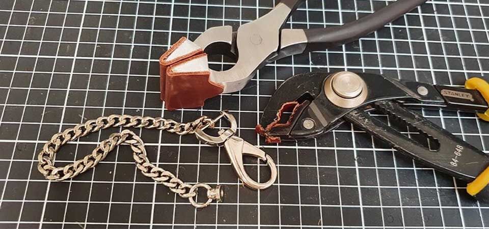 DIY petite pochette cuir