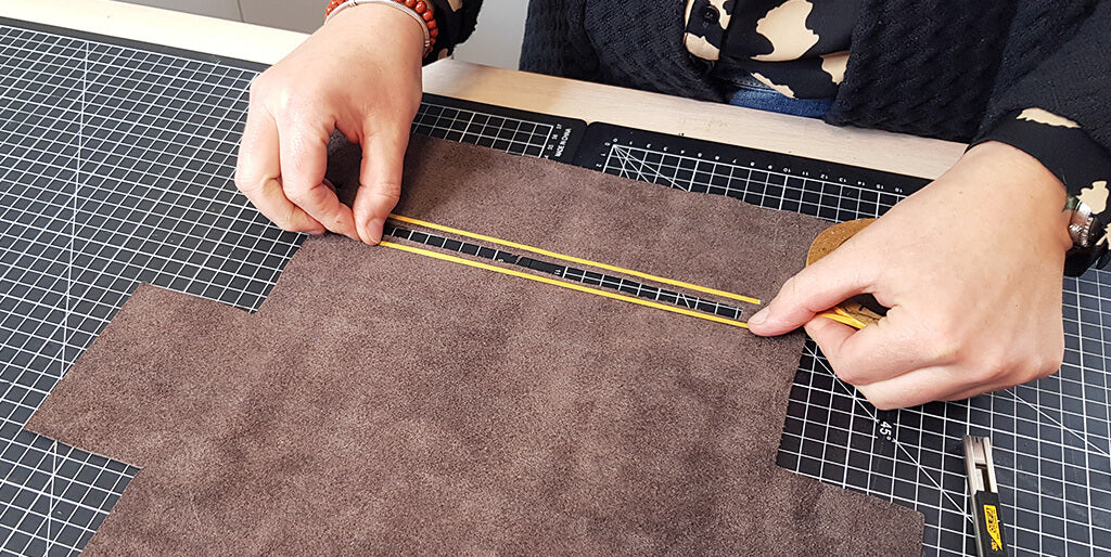 DIY Kulturbeutel aus Leder