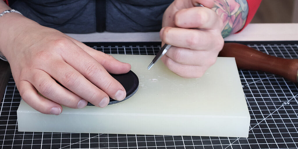 DIY sous verres en cuir