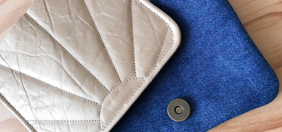 Tuto pochette cuir matelassé