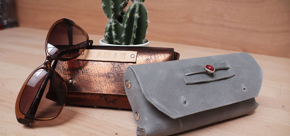 DIY Étui lunettes en cuir