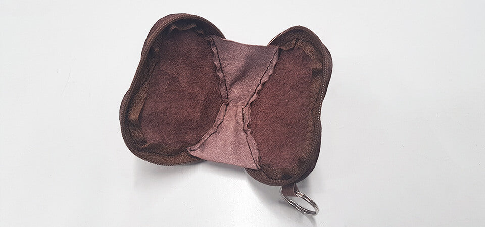 Geldbörse mit offenem Herzen