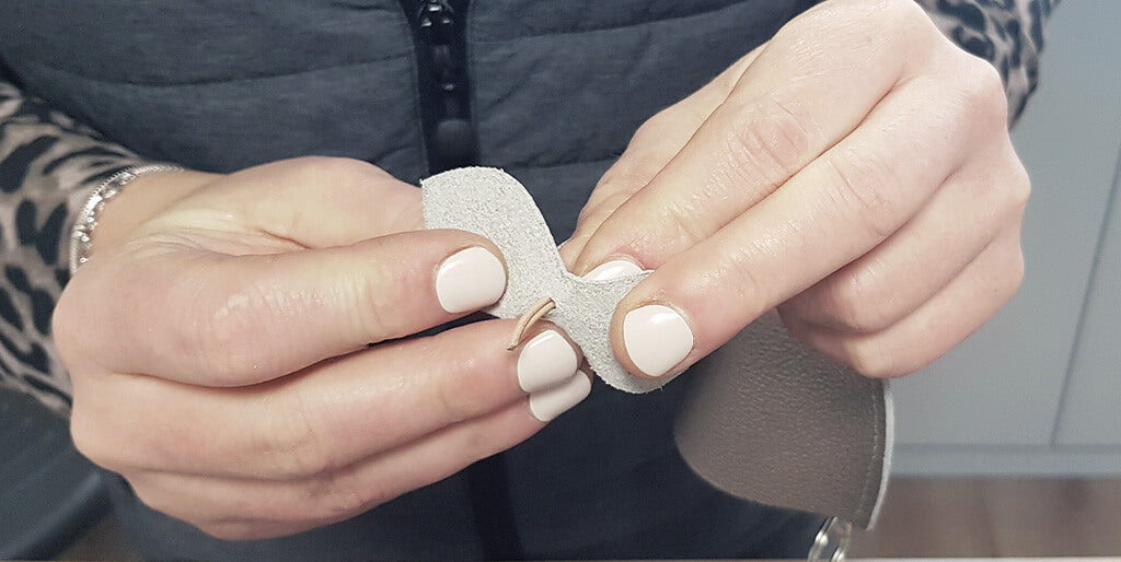 DIY cloche à clés en cuir