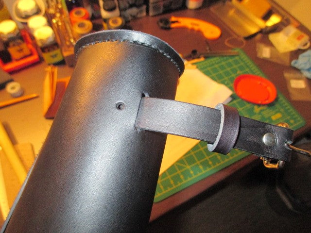 tutoriel sacoche moto cuir