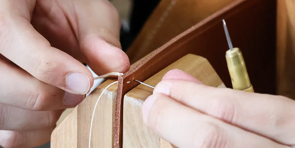 Début couture point anglais