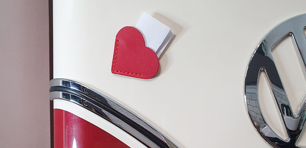 Magnet de frigo en cuir