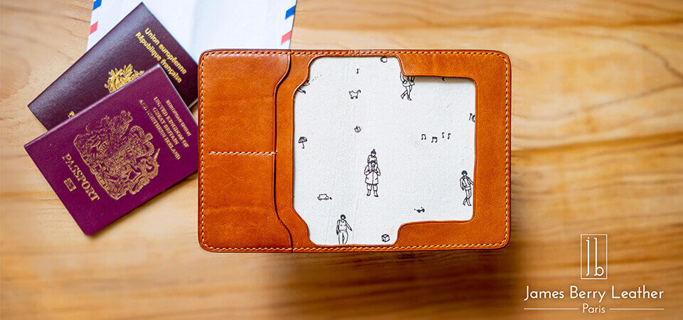 leather passport holder