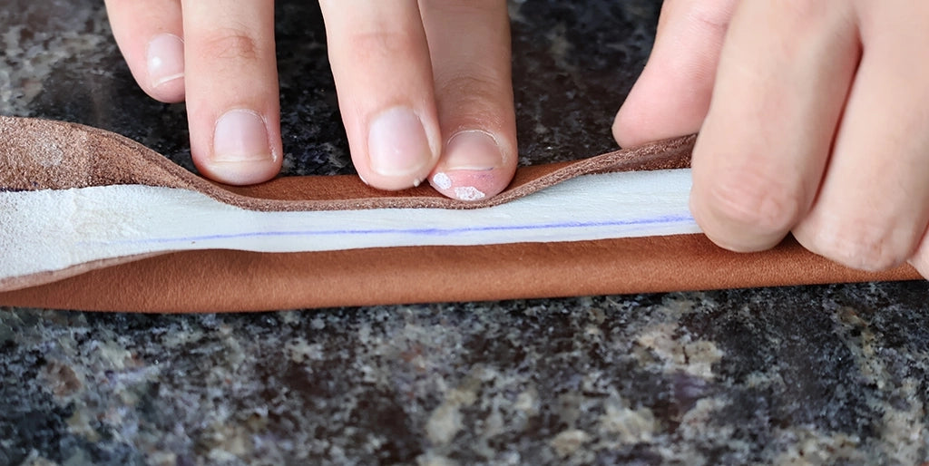 faire le blanchet sur le renfort en mousse