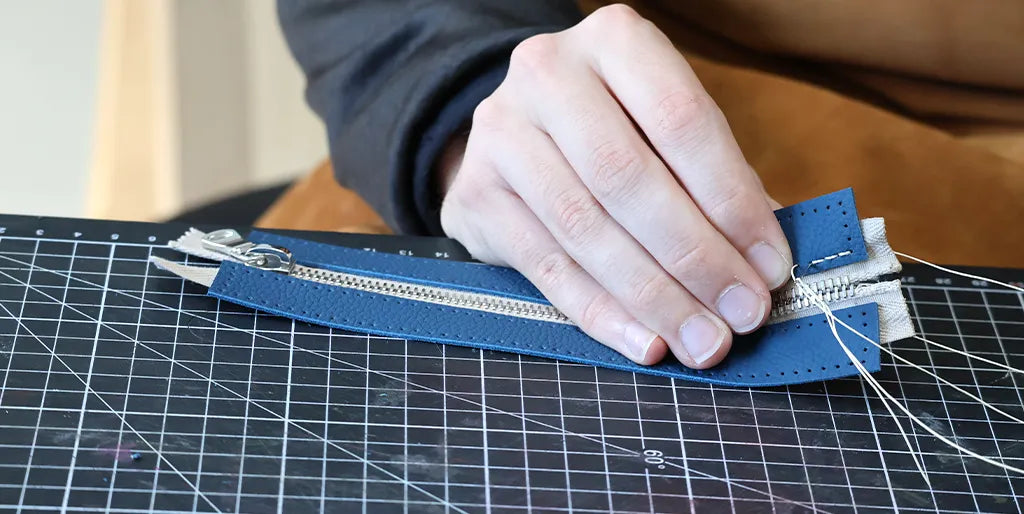 Zipper stitching