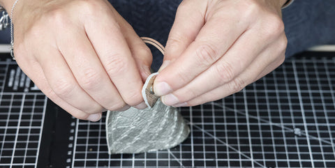 DIY cloche à clés en cuir