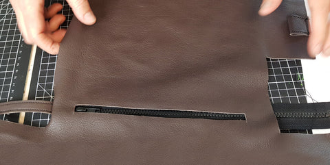 DIY Kulturbeutel aus Leder