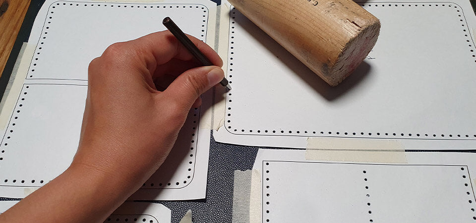 Leather passport holder