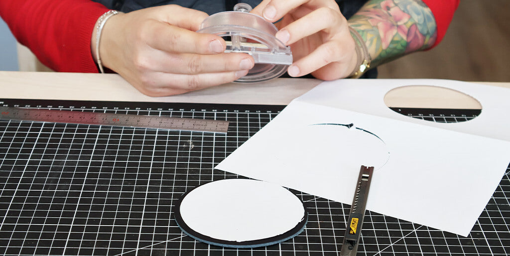 DIY sous verres cuir