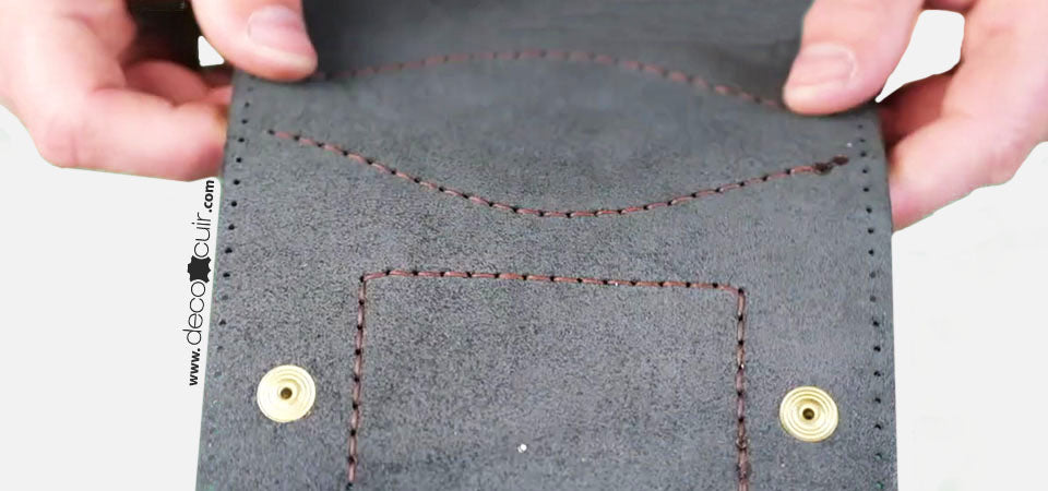 simplified leather sewing