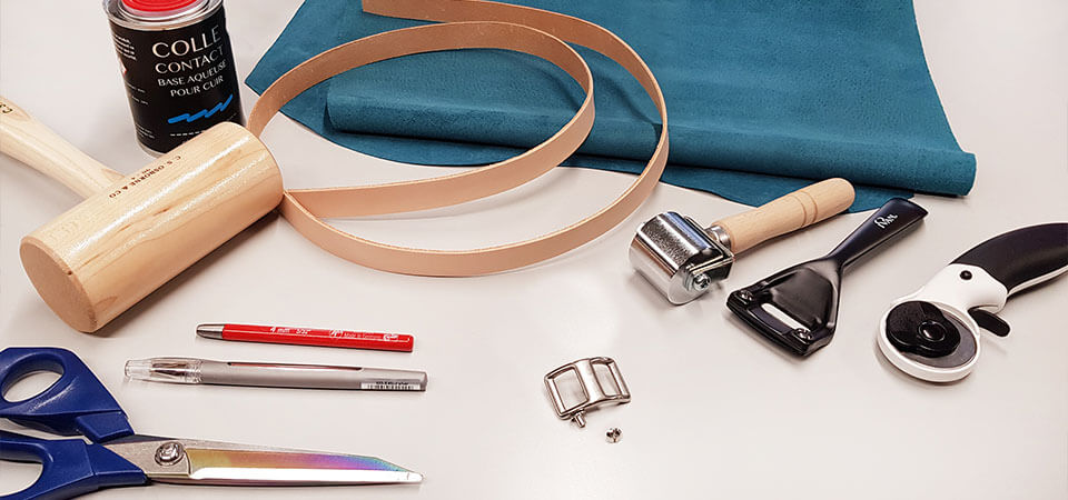 double a leather strap