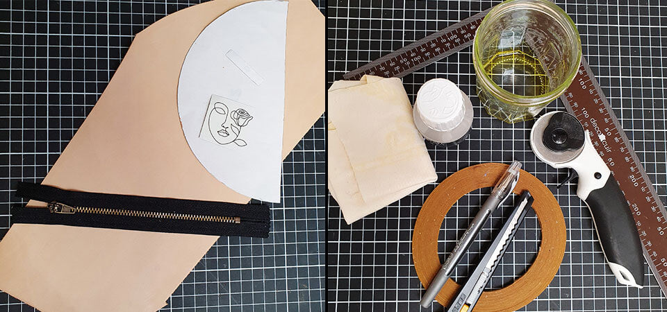 Anleitung für einen Halbmondbeutel