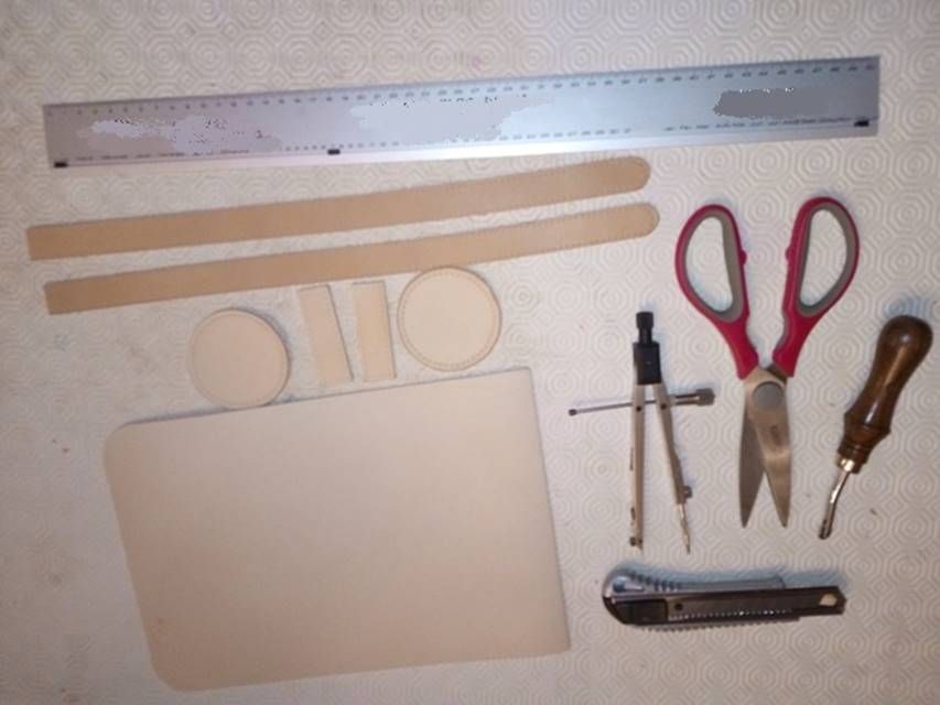 Tuto trousse outils cuir
