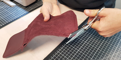 DIY pochette en cuir