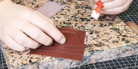 tuto portefeuille en cuir