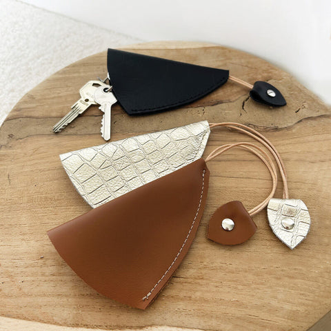 DIY leather key ring