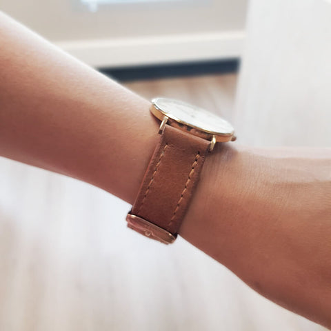 bracelet de montre en cuir