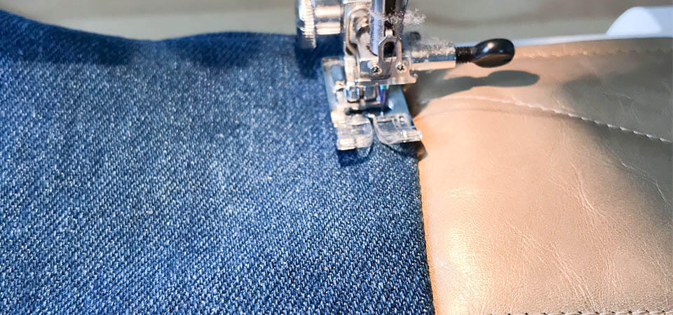 Tuto pochette cuir matelassé