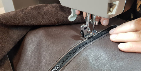 DIY Kulturbeutel aus Leder