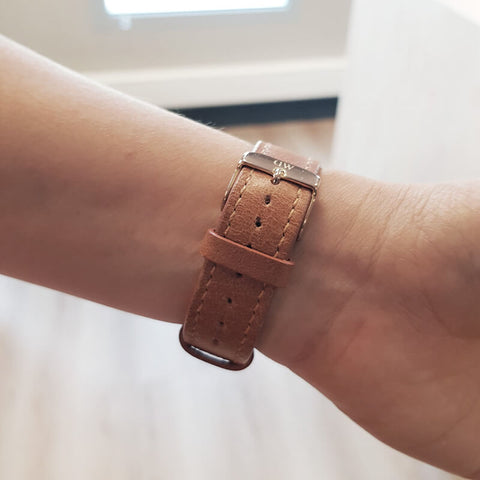 bracelet de montre en cuir