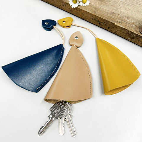 DIY leather key ring