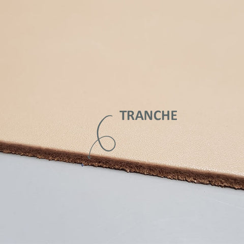 tranches du cuir