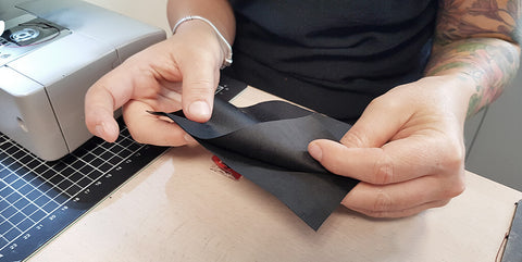 DIY pochette en cuir