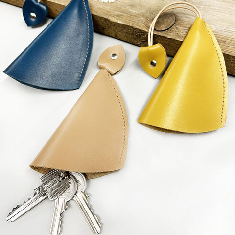 DIY cloche à clés en cuir