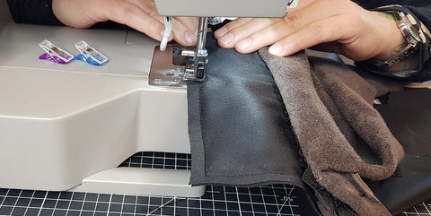 DIY Kulturbeutel aus Leder