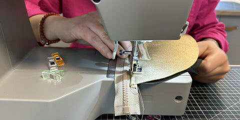 pochette banane cuir tuto