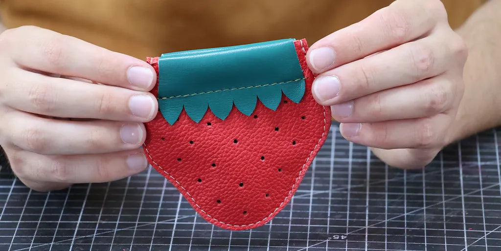 DIY porte-monnaie fraise
