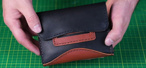 Blague à tabac en cuir